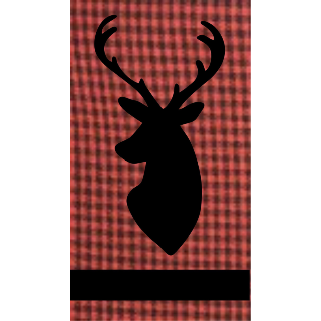Towel Applique Kit - Deer Head  Laser Cut
