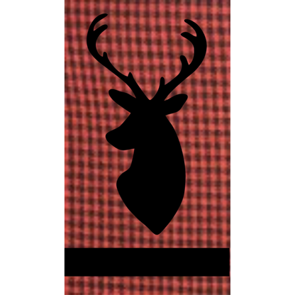 Towel Applique Kit - Deer Head  Laser Cut