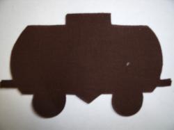 Train Tank Car Laser Cut Appliques