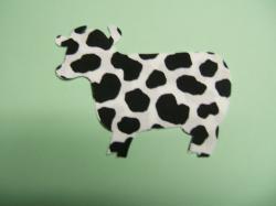 Cow Laser Cut Appliques