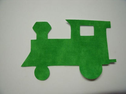 Christmas Train Locomotive Laser Cut Appliques