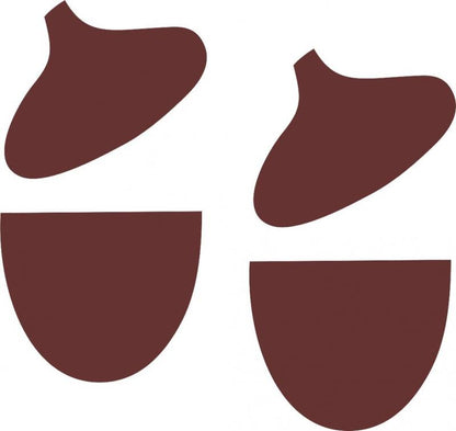 Acorn Laser Cut Appliques Set of 2