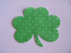 Shamrock Die Cut Appliques