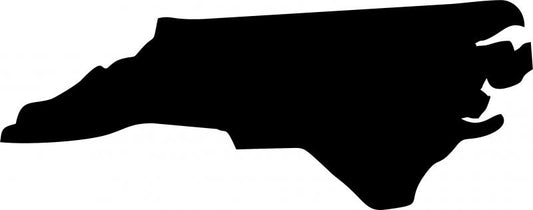 North Carolina Silhouette Laser Cut Appliques