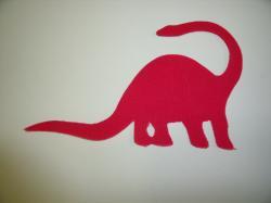 Dinosaur - Apatosaurus Laser Cut Appliques