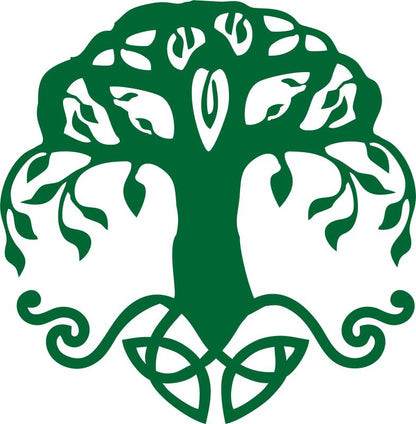 Celtic Tree of Life Silhouette Laser Cut Appliques