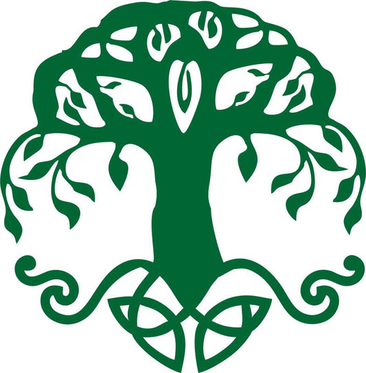 Celtic Tree of Life Silhouette Laser Cut Appliques