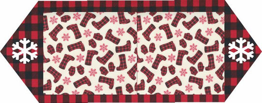 10 Minute Table Runner - Mittens & Boots