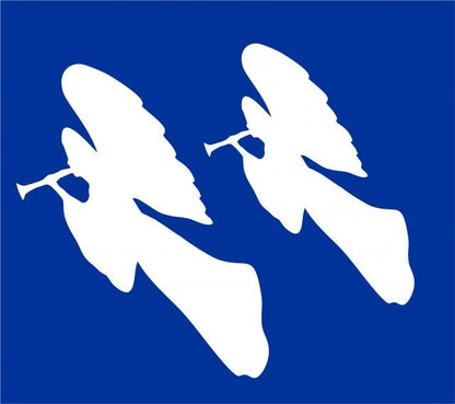 Nativity - Angel Silhouette Laser Cut Applique Set