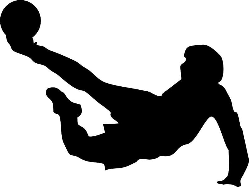 Soccer Player #2 Laser Cut Appliques