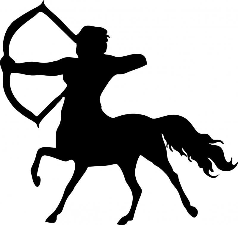 Sagittarius Silhouette Laser Cut Applique