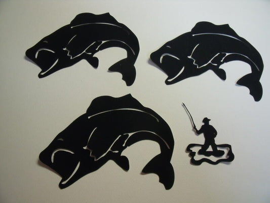 Silhouette - Fish & FIsherman