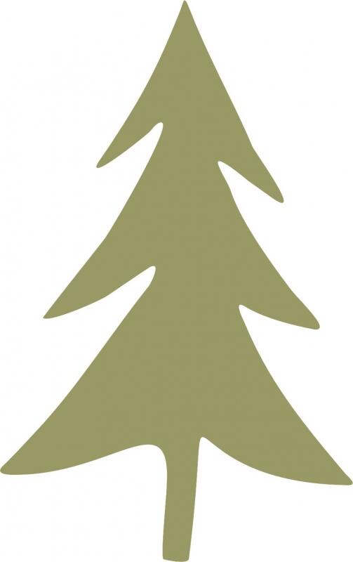 Fir Tree Laser Cut Appliques