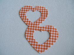 Double Nested Heart Laser Cut Appliques