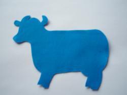 Cow Laser Cut Appliques