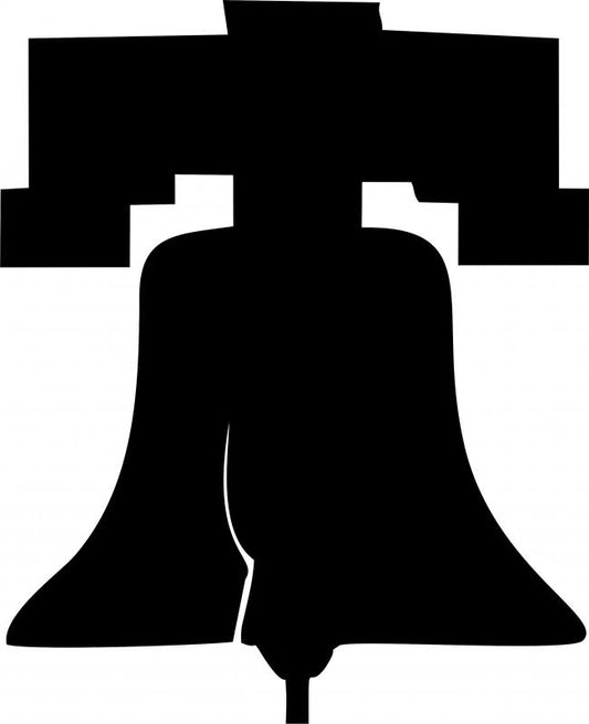 Liberty Bell Laser Cut Silhouette