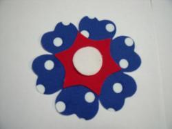 Flower Center Pointed Laser  Cut Appliques