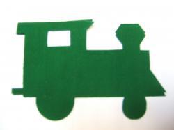 Christmas Train Locomotive Laser Cut Appliques