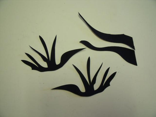 Resurrection Grasses Silhouette Laser Cut Appliques