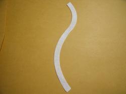 Flower Stem Laser Set of 2 (Size: 7"H, Color: White )