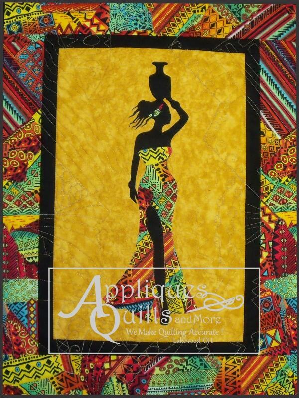 African Woman Leena Laser Cut