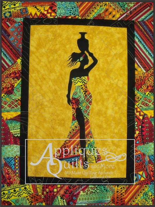 African Woman Leena Laser Cut