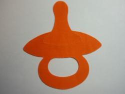 Pacifier Laser Cut Appliques