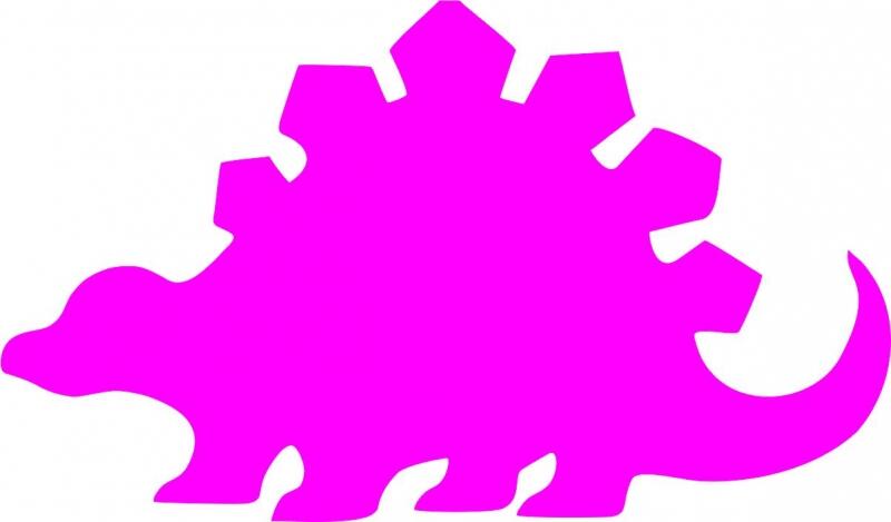 Dinosaur - Stegosaurus Laser Cut Appliques