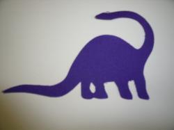 Dinosaur - Apatosaurus Laser Cut Appliques