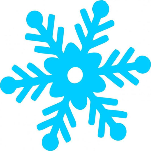 Snowflake Design #4 Laser Cut Appliques