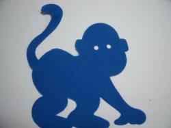 Monkey Laser Cut Appliques