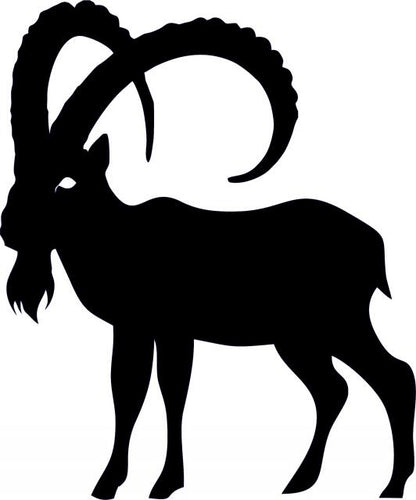 Capricorn Silhouette Laser Cut Applique
