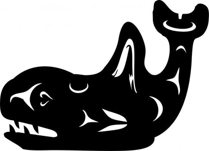 Whale Symbol Laser Cut Appliques