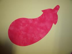 Eggplant/Squash Laser Cut Appliques