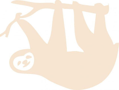 Sloth #2 Laser Cut Appliques