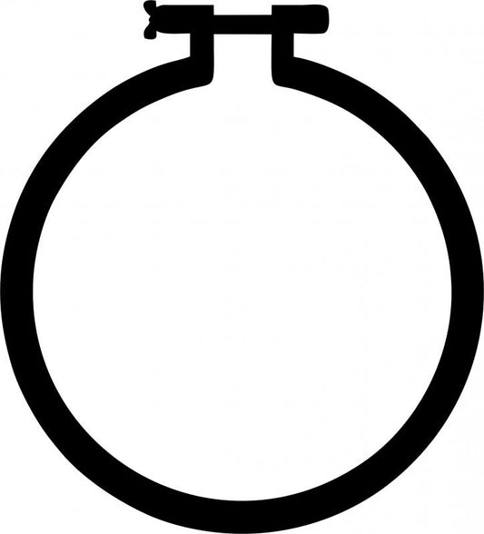 Embroidery Hoop Silhouette Laser Cut Appliques