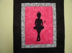 Ballerina Princess Silhouette Die Cut Appliques