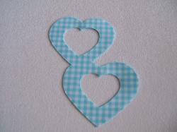 Double Nested Heart Laser Cut Appliques