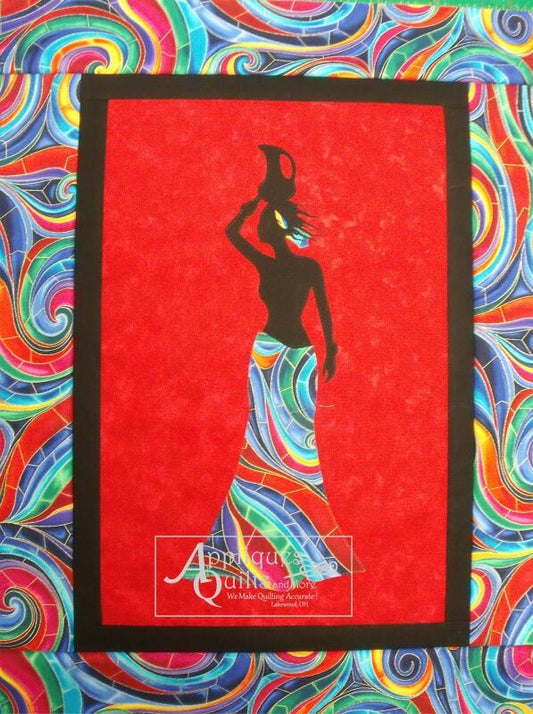 African Woman Armani Laser Cut
