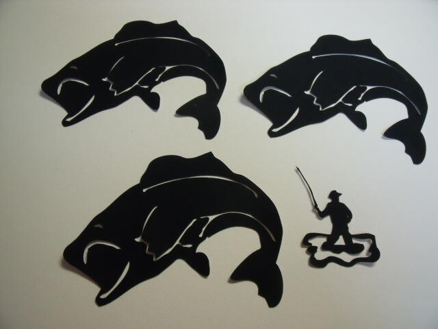 Silhouette - Fish & FIsherman