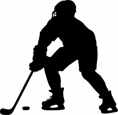 Hockey Player Silhouette