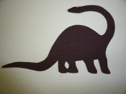 Dinosaur - Apatosaurus Laser Cut Appliques