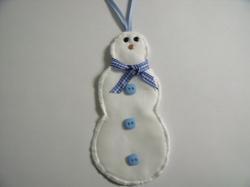 Christmas Snowman Laser Cut Appliques