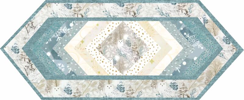 Braided Table Runner Kit - Snowy Owl