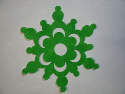 Snowflake Design #3 Laser Cut Appliques