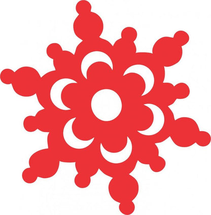 Snowflake Design #3 Laser Cut Appliques