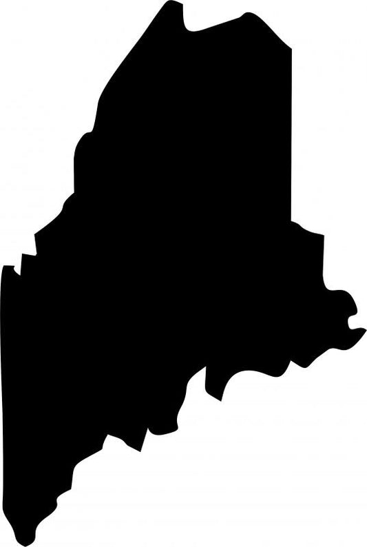 Maine Silhouette Laser Cut Appliques