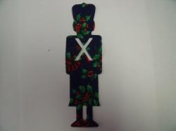 Christmas Toy Soldier Laser Cut Appliques