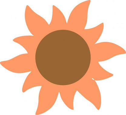 Sunflower Laser Cut Appliques