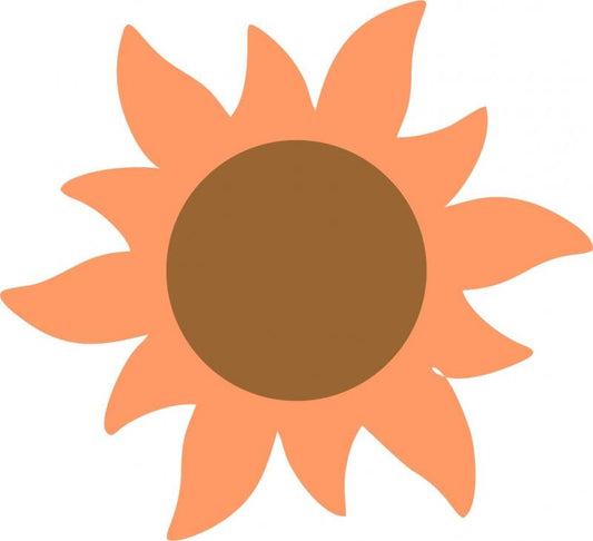 Sunflower Laser Cut Appliques